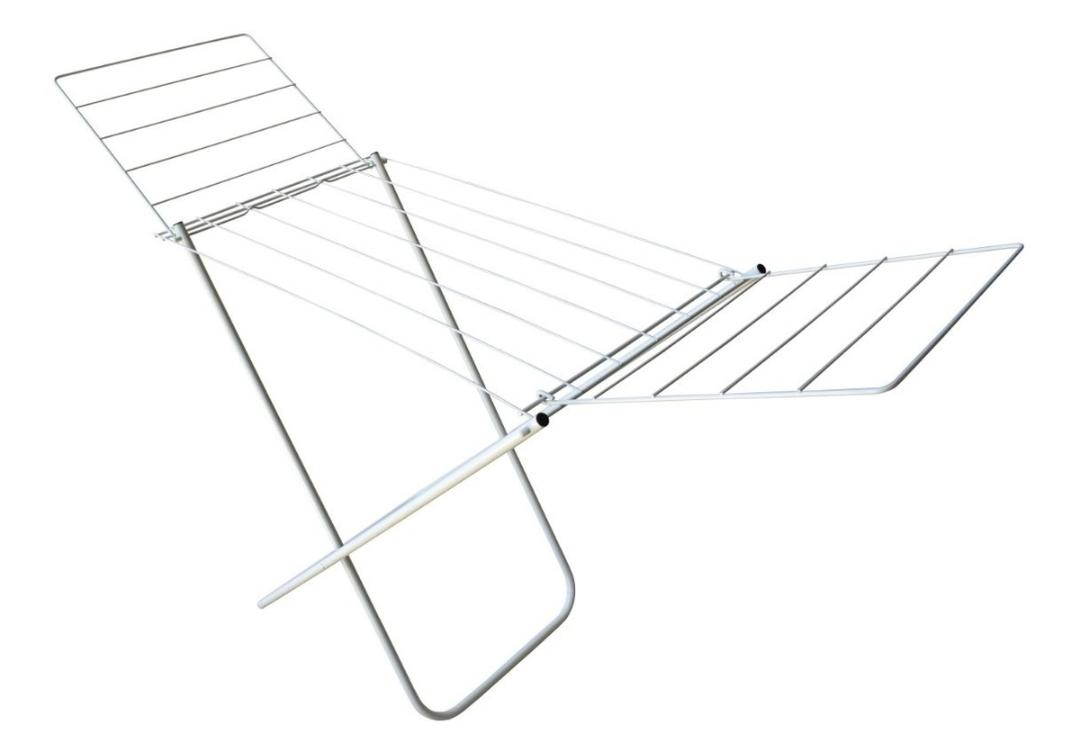 TENDER METALICO CON ALAS(1.33X53X95CM)PLEGABLE BLANCO