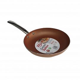 SARTEN TEFLON ANTIADHERENTE COLOR COBRE N*26