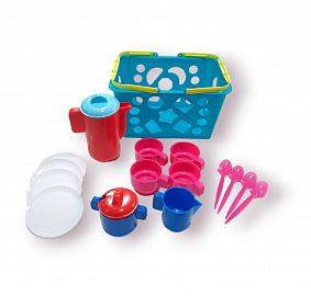 SET DE PICNIC EN CANASTITA CON ACCESORIOS