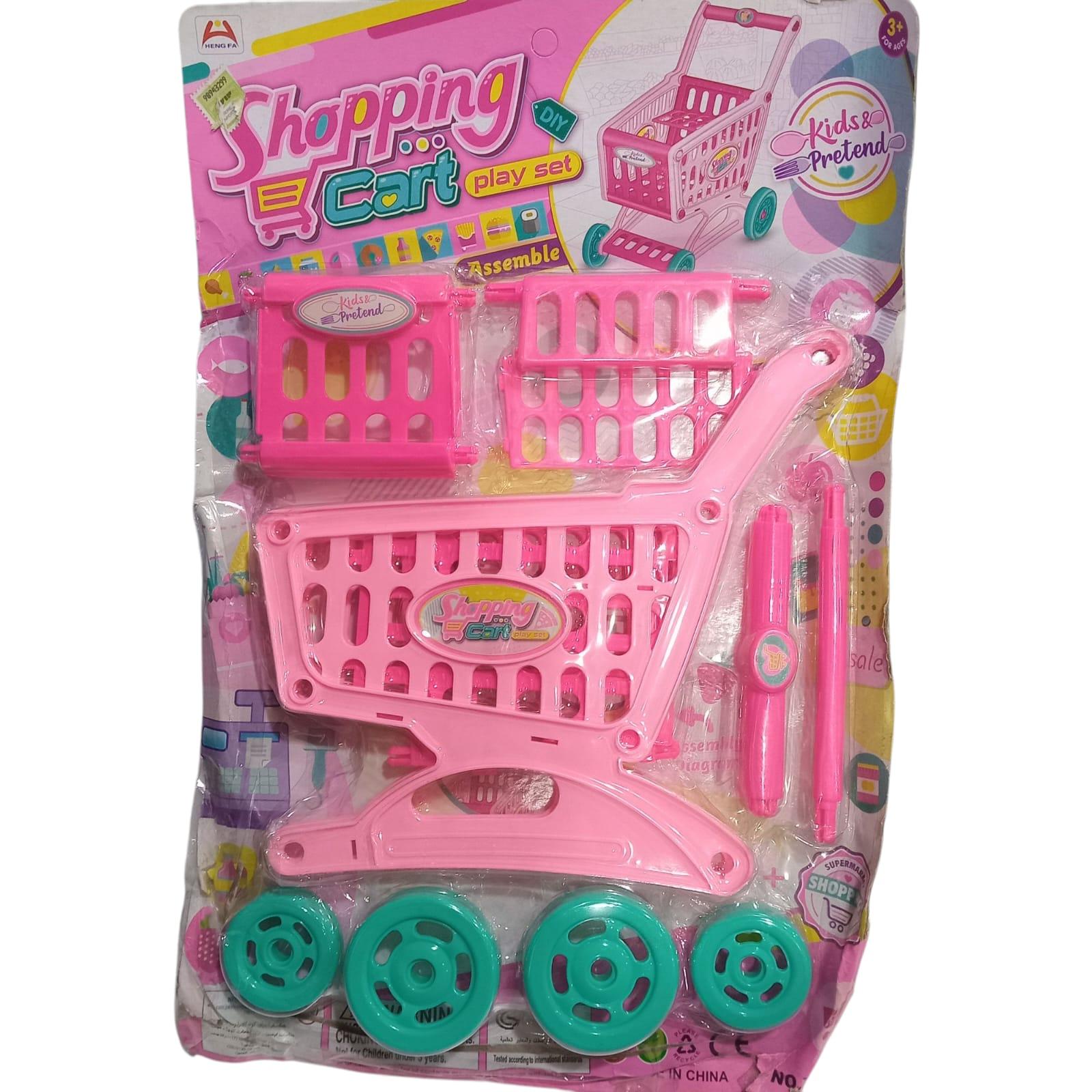 CARRITO PLASTICO SUPERMERCADO DESARMABLE EN BLISTER