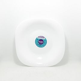 PLATO HONDO CUADRADO OPALINA 22CM DURALEX