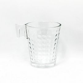 TAZA VIDRIO CON ASA 260ML