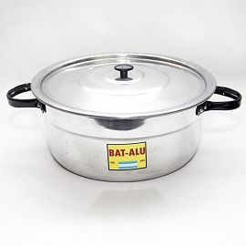 CACEROLA ALUMINIO CON TAPA N*24