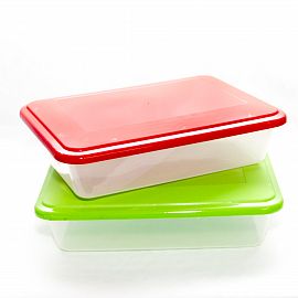 TUPPER HERMETICO PLASTICO RECTANGULAR 3LTS