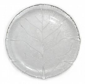 PLATO VIDRIO PLAYO DURAX LABRADO 23CM