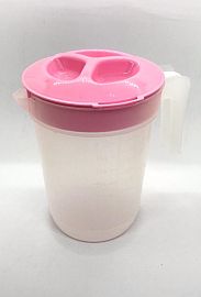 JARRA PLASTICA CON TAPA Y PICO VERTEDOR GRANDE 2LTS
