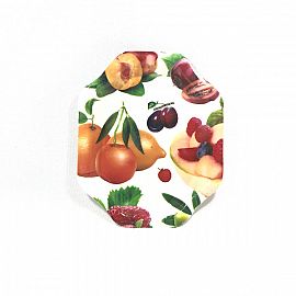 BANDEJA MINI PLASTICA ESTAMPADA X 4 UNIDADES 15CM