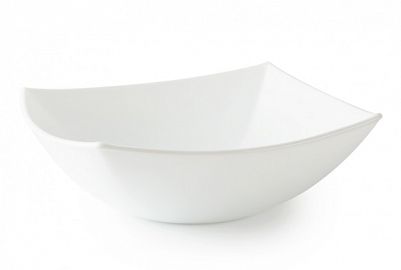 ENSALADERA CUADRADA OPALINA 29CM LINEA BLANCO