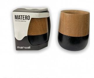MATE MADERA PINTADO EN CAJA 10CM
