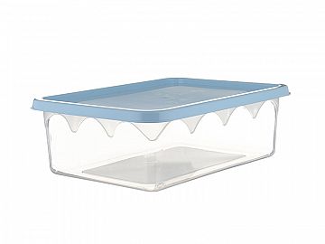 TUPPER HERMETICO RECTANGULAR TRASLUCIDO 10LTS