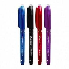 BIROME BORRABLE CON GOMA TINTA GEL AZUL EZCO