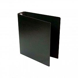 CARPETA ESCOLAR N*3 CON GANCHO FIBRA NEGRA 