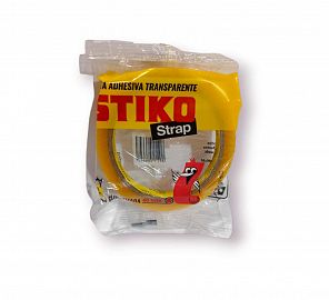 CINTA ADHESIVA TRANSPARENTE 12CM X 60CM  STIKO