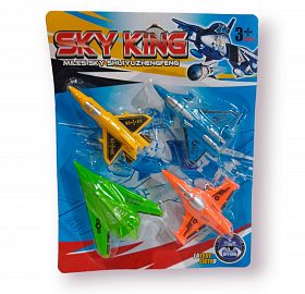 AVION X 4 UNIDADES EN BLISTER 10CM