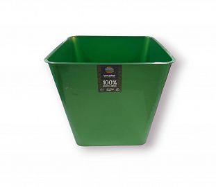 MACETA CUADRADA N*18 PLASTICA 16CM
