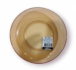 PLATO HONDO GEMA PLUS AMBAR DURAX 22CM