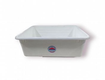 BANDEJA/BATEA RECTANGULAR 14 LTS BLANCA