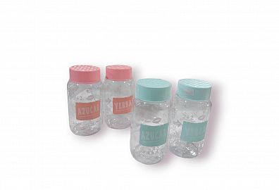 FRASCO PLASTICO YERBERA/AZUCARERA 500CC