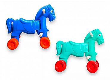 ANDADOR PATA PATA CON FORMA DE CABALLITO MAR PLAST