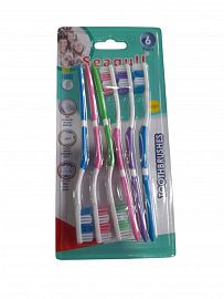 CEPILLO DIENTES X 6 UNIDADES EN BLISTER