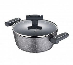 CACEROLA TEFLON N*24 LINEA STONE FORJADA