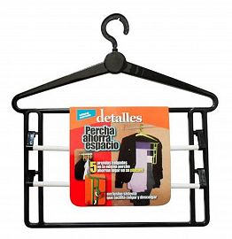 PERCHA PLASTICA AHORRA ESPACIO